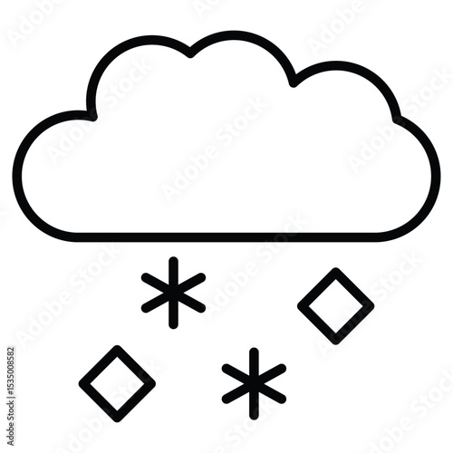Hail icon simple flat icon vector symbol