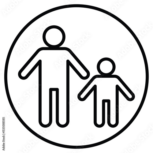 Guardian icon simple flat icon vector symbol