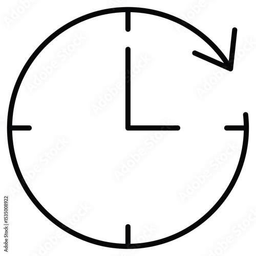 History icon simple flat icon vector symbol