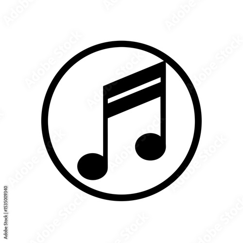 music playlist icon on white background  .svg