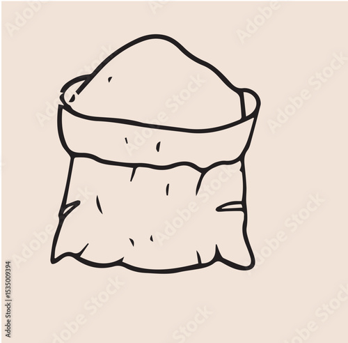 Hand-drawn bakery and bread doodle vector set featuring a variety of artisanal bread, pastries, wheat, baking tools, and oven elements.