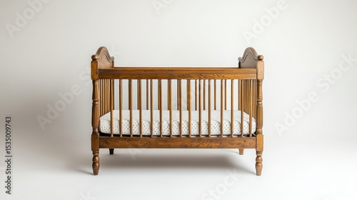 Wallpaper Mural Wooden crib, light background Torontodigital.ca