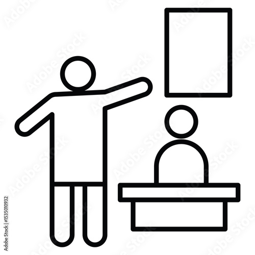 oculist icon simple flat icon vector symbol