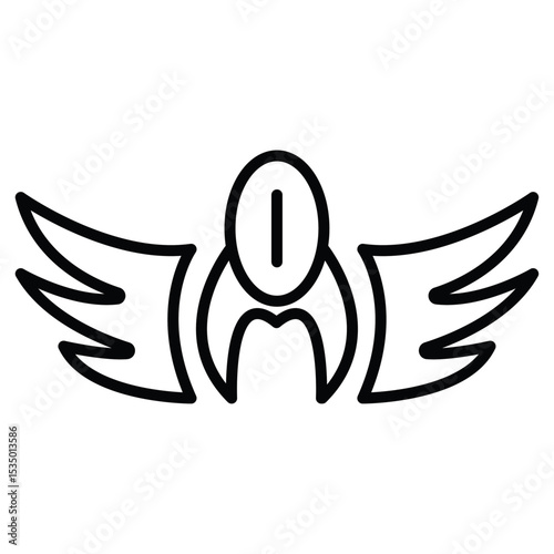 valkyrie icon simple flat icon vector symbol