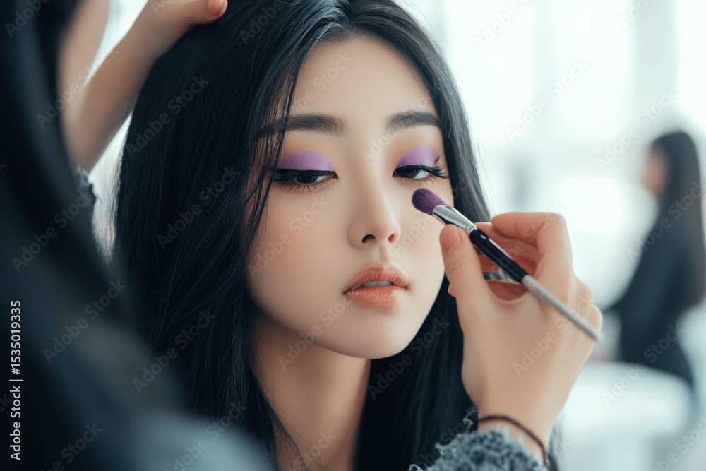 Obraz premium close up beautiful young asian woman lying relaxing in the spa salon massage, health and body care concept