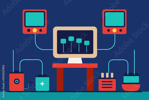 Advanced System Monitoring Network, Devices, and Data Visualization