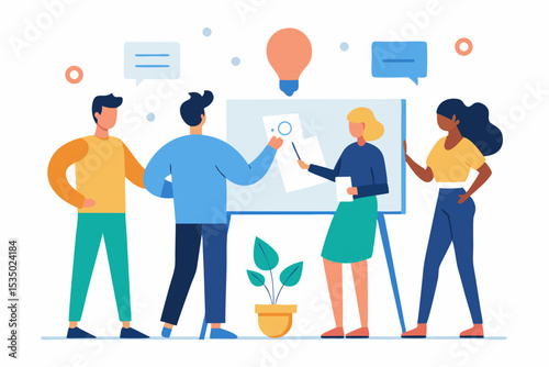 Teamwork, Collaboration, and Brainstorming Innovative Ideas for Success