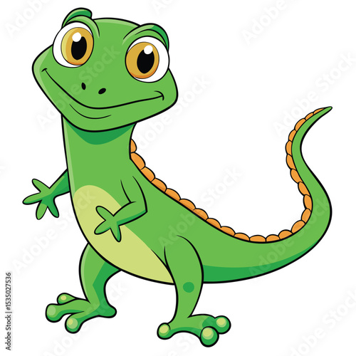 Monitor Lizard white background