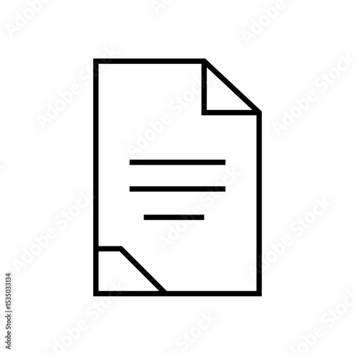 file document vector icon 