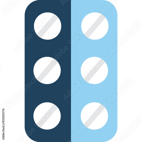 tablet bar medicine vector flat illustration
