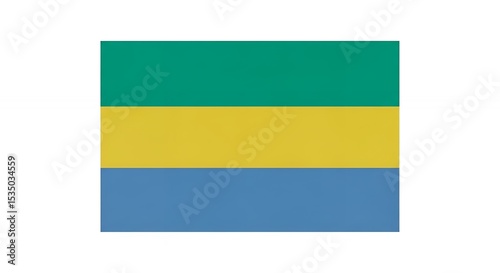 Gabons National Flag A Simple Colorful Representation Against White Background Free Download Gabons National Flag A Simple Colorful Representation Against White Background - GFXLoad