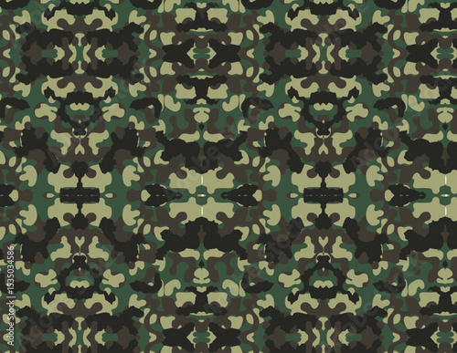 Classic Green Camouflage Pattern