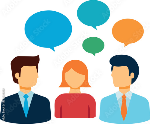 Corporate Professionals Having A Discussion With Strategy Board