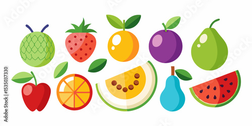 set of fruits