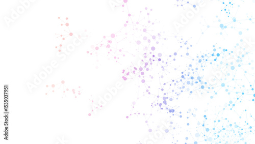 Molecules on gray background. Used for design healthcare, science and medicine background. DNA strand. Molecular structures