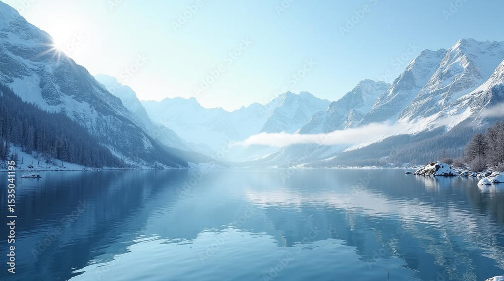 Fototapeta premium Snow mountain