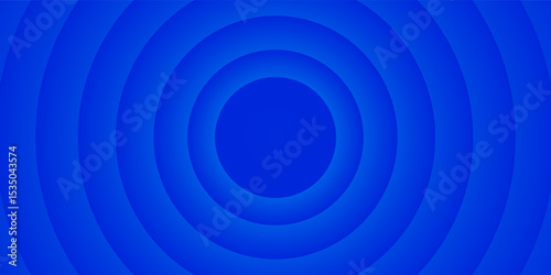 blue backgrounds. Abstract 3d circle papercut layer background, vector illustration