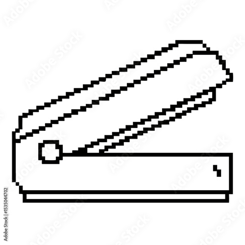 Classic pixel stapler design with sleek lines and elegant functionality for any workspace