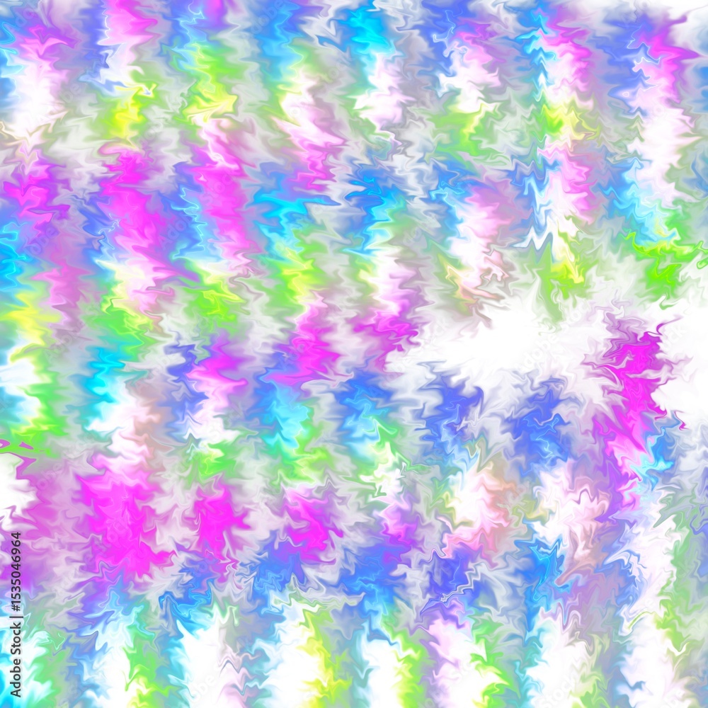 Fototapeta premium Bright abstract in blue, pink, and green. Ideal for Pride events, youth designs, or social media. Fits International Youth Day or colorful brand campaigns.