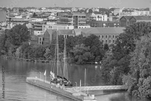 Morgenstimmung an der Garonne bei Bordeaux