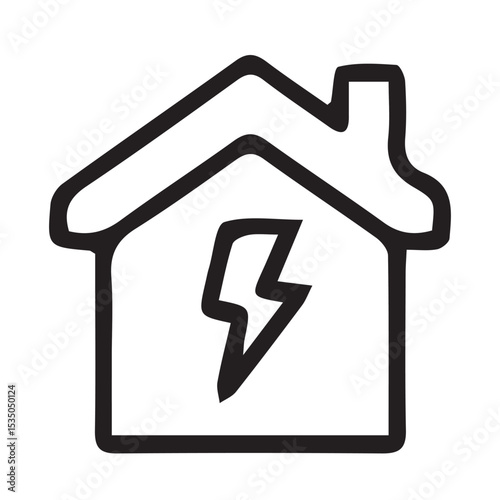 Electric House Icon