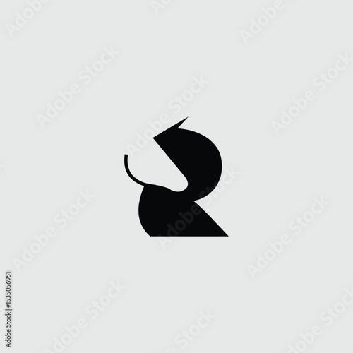 Sleek minimalist horse head logo design with bold black silhouette appearance
