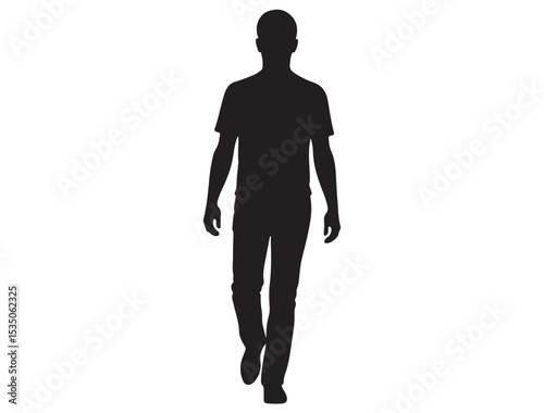 MALE MODEL SILHOUETTE 