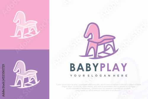 toy store logo design . vector illustration