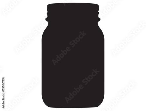MASON JAR SILHOUETTE