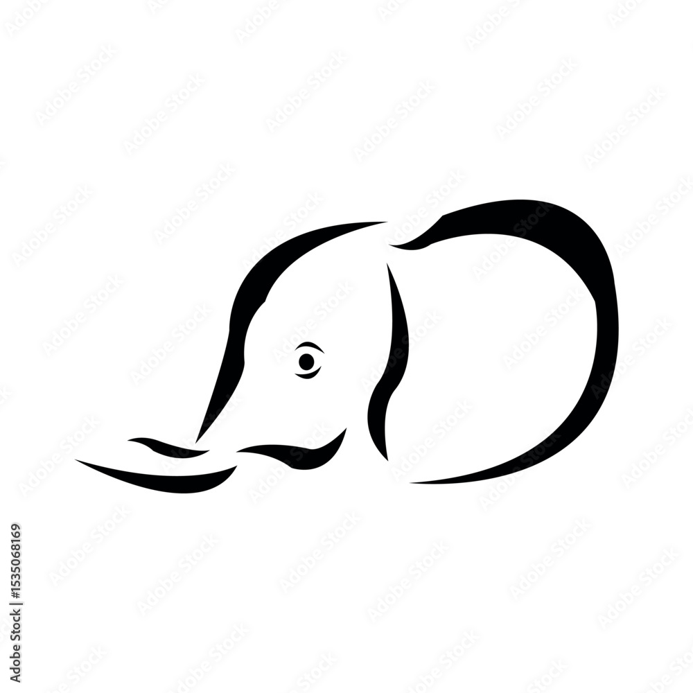 Obraz premium Elephant Head