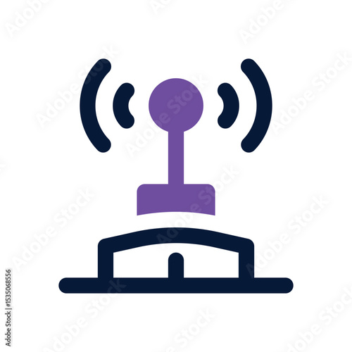 wifi hotspot duotone icon. Sleek and modern vector icon for websites, mobile apps, marketing materials, and corporate design. Fully scalable and ready to use.