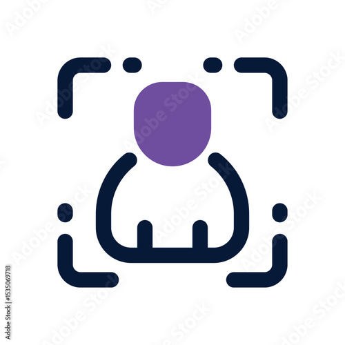 account duotone icon. Sleek and modern vector icon for websites, mobile apps, marketing materials, and corporate design. Fully scalable and ready to use.