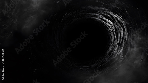 Abstract Vortex in Darkness