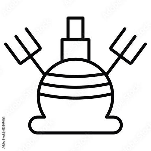 oktoberfest icon Outline isolated logo mark
