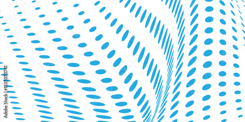 Halftone grunge gradient background. Faded grit noise texture. blue and white sand wallpaper. Retro pixel background. Anime or manga style comic overlay. Vector graphic design textured template