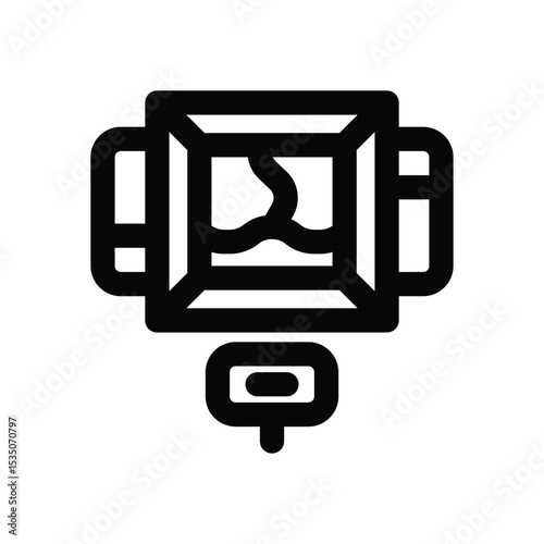 display line icon. Clean and minimalist vector icon for websites, mobile apps, presentations, and logos. Fully scalable and customizable for any project.