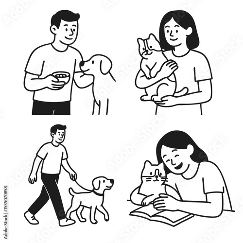 Caring for pets brings joy and companionship to life