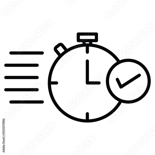 quick response icon Outline isolated logo mark