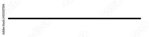 single horizontal black straight line vector. straight line element. black stroke line. simple horizontal line. a single, thin, horizontal white line on transparent background. 