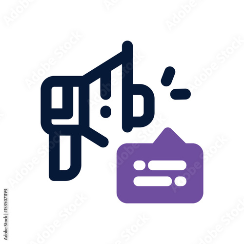 public relation duotone icon. Sleek and modern vector icon for websites, mobile apps, marketing materials, and corporate design. Fully scalable and ready to use.