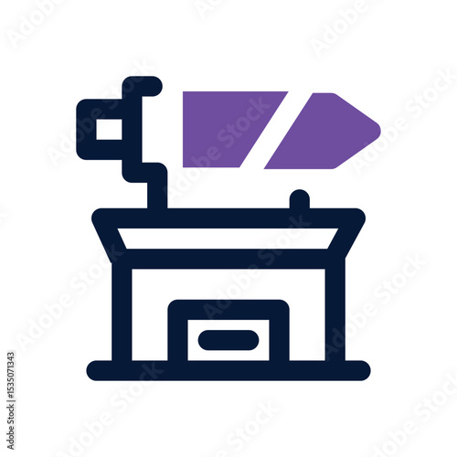 sword shop duotone icon. Sleek and modern vector icon for websites, mobile apps, marketing materials, and corporate design. Fully scalable and ready to use.