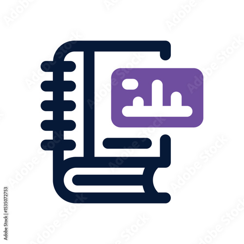 accounting duotone icon. Sleek and modern vector icon for websites, mobile apps, marketing materials, and corporate design. Fully scalable and ready to use.