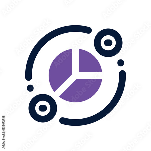 diagram duotone icon. Sleek and modern vector icon for websites, mobile apps, marketing materials, and corporate design. Fully scalable and ready to use.