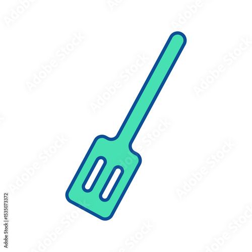 Spatula. Kitchenware icon. Line vector kitchen utensil and tool. Cutlery illustration