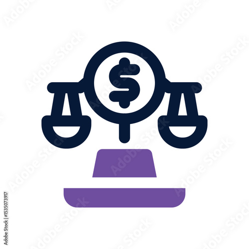 equity duotone icon. Sleek and modern vector icon for websites, mobile apps, marketing materials, and corporate design. Fully scalable and ready to use.