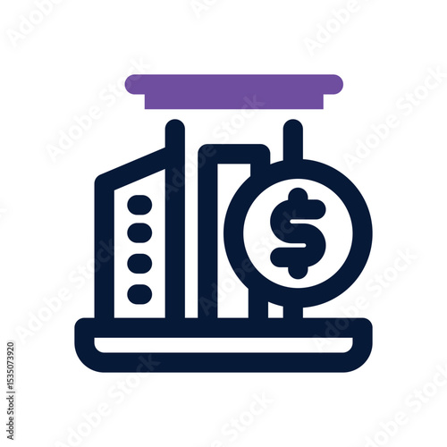 asset duotone icon. Sleek and modern vector icon for websites, mobile apps, marketing materials, and corporate design. Fully scalable and ready to use.