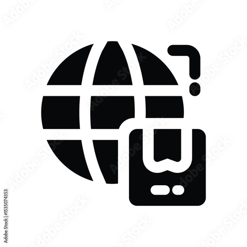 import glyph icon. Strong and solid vector icon for websites, mobile interfaces, presentations, and visual branding. High quality and easy to edit.