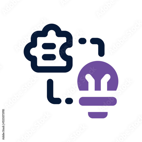 solution duotone icon. Sleek and modern vector icon for websites, mobile apps, marketing materials, and corporate design. Fully scalable and ready to use.