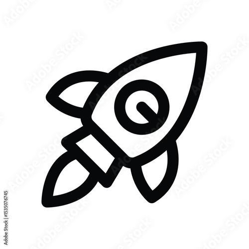 startup line icon. Clean and minimalist vector icon for websites, mobile apps, presentations, and logos. Fully scalable and customizable for any project.