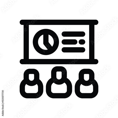 training line icon. Clean and minimalist vector icon for websites, mobile apps, presentations, and logos. Fully scalable and customizable for any project.